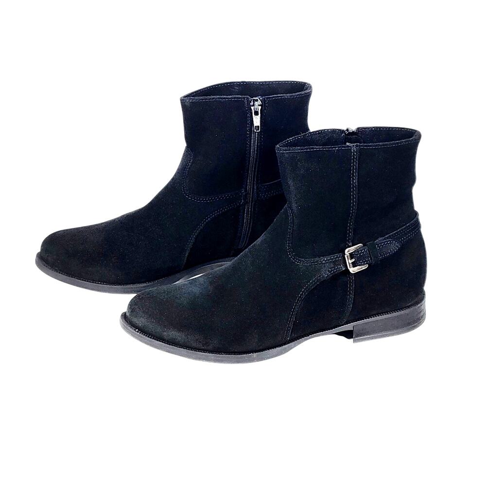 La CANADIENNE Women's Black Suede Boots Size 7M